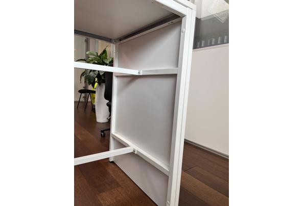 Statafel 240x80x110(h) met 4 stoelen - 20230331_122817981_iOS