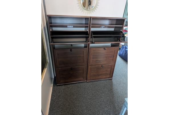 2 Donkerbruine IKEA schoenenkasten - PXL_20251110_110405116