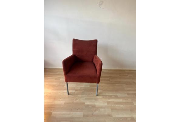 4 Terracottarode eetkamerstoelen - 2026-09-16-eetkamerstoel