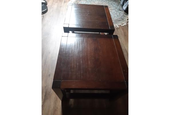 Twee mooie houten tafels - 20210129_103115