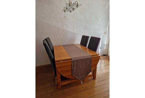 Eettafel Grenen uitklapbaar - IMG-20250921-WA0002