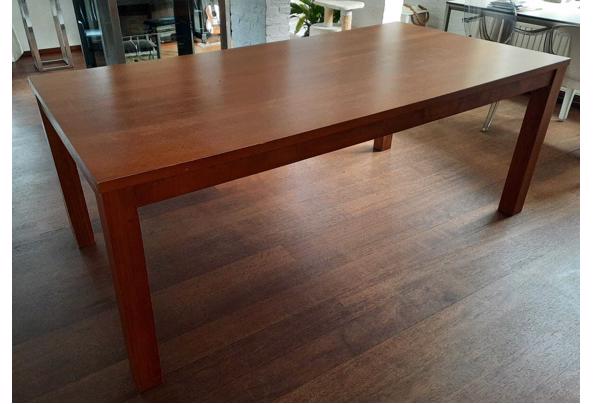 Rechthoekige houten eettafel 200 x 100 cm - Tafel-1