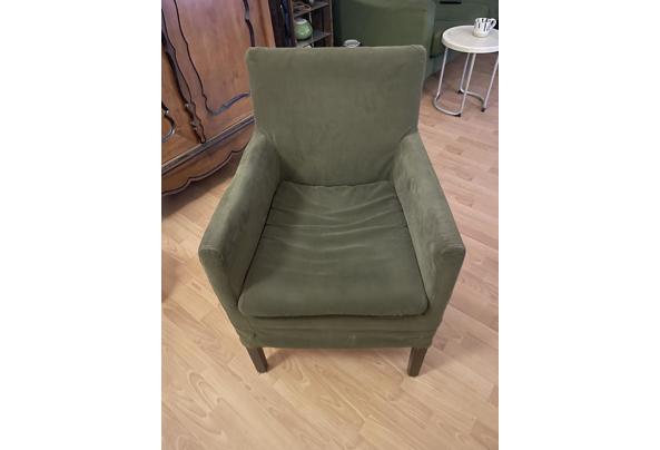 4 groene eetkamerstoelen - IMG_2475