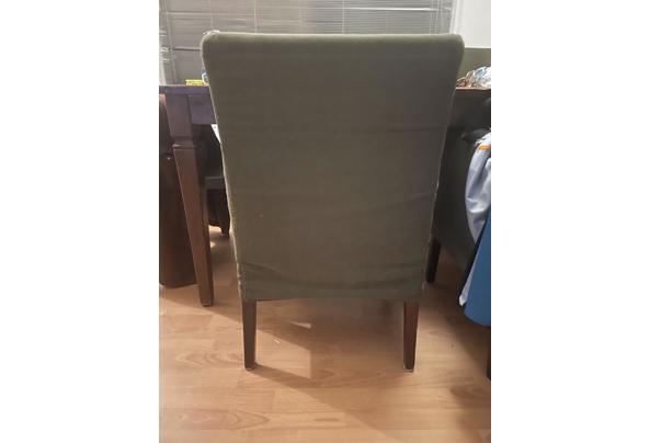 4 groene eetkamerstoelen - IMG_2477