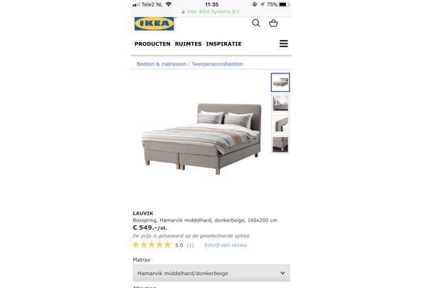 Ikea box spring  - IMG_1434