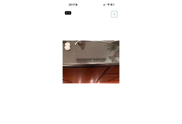 Dressoir zwart met marmeren blad  - IMG_3868