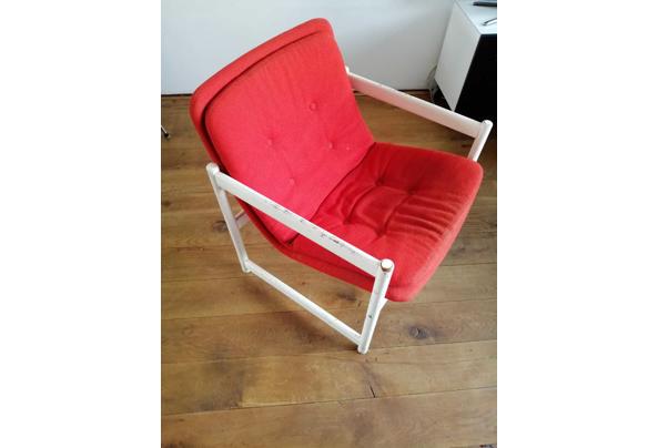Artifort Stokkenstoel jaren 70 - oranje-stoeltje-4