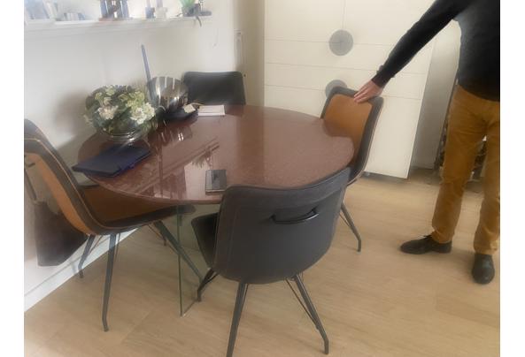 Graniet ronde tafel Bordeaux rood - IMG_7011