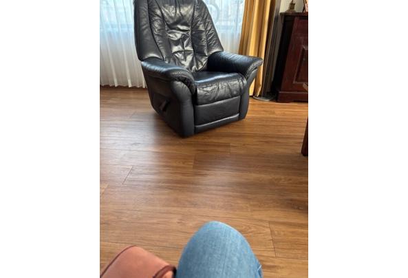 Donkerbruine elektrische relax fauteuil   relaxstoel - 2