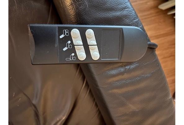 Donkerbruine elektrische relax fauteuil   relaxstoel - 4