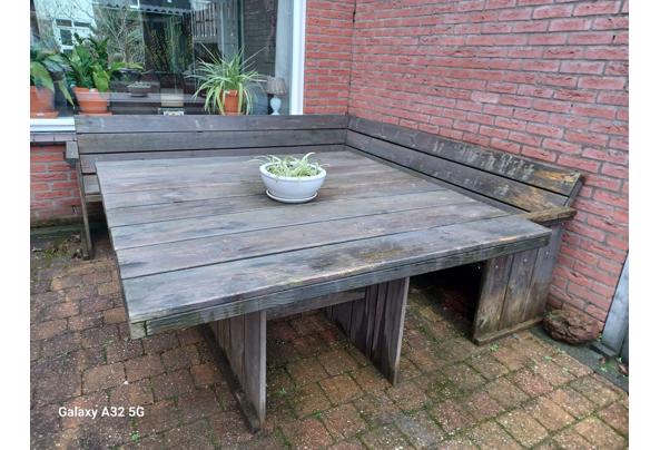 Tuintafel met banken - 17732443070549071136375591331061