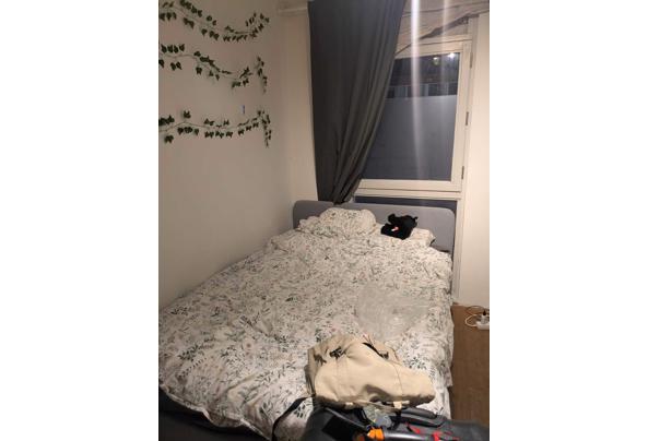Double bed with mattress - bed