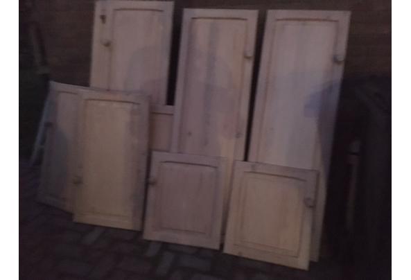 Wit eikenhouten deurtjes om kast van te maken - image3