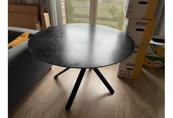 Zwarte ronde eettafel Ronsi Antionette - tafel-1