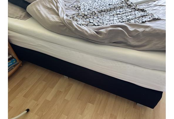 Boxspring zwart 160 x 200 (2x80 cm bij 2 mtr) - IMG_6972