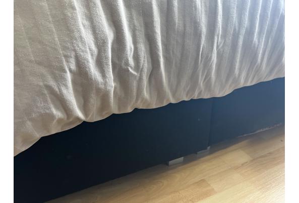 Boxspring zwart 160 x 200 (2x80 cm bij 2 mtr) - IMG_6974