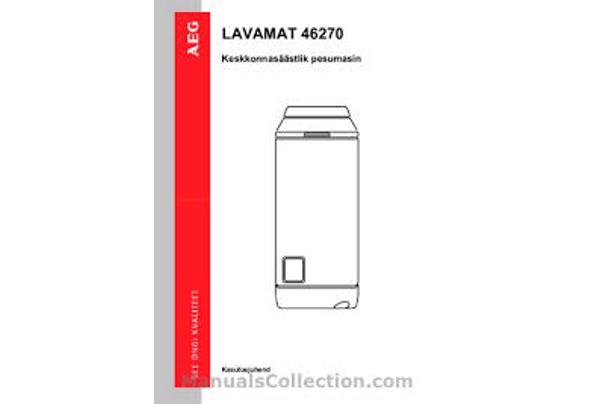 Wasmachine Aeg-Electrolux Lavamat 46270 - index