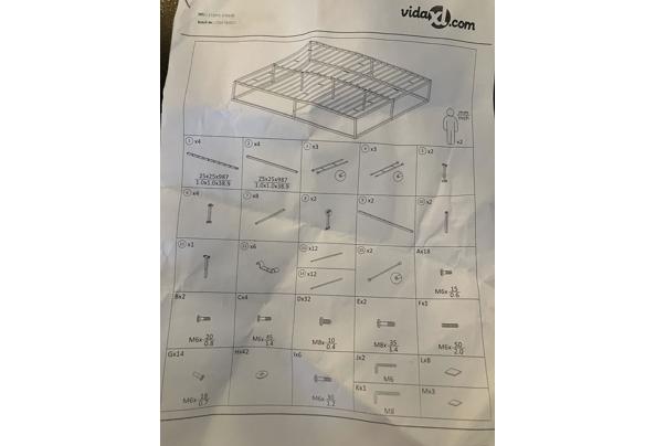 Stalen bed frame zwart 160 - IMG_9666