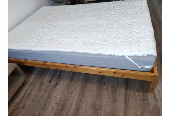 Twijfelaar bed van hout maat 140x200 cm met matras en molton - IMG20220607202835