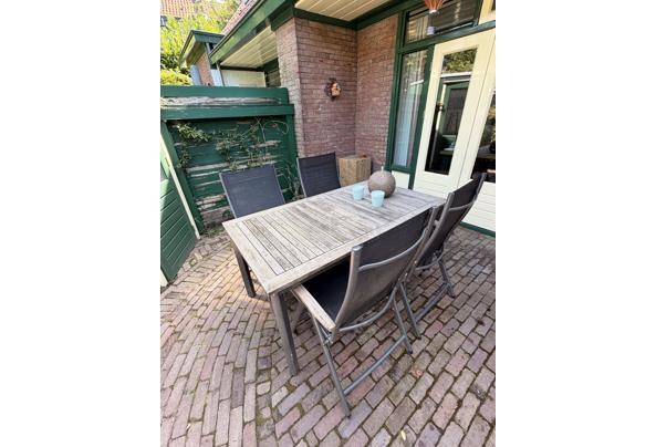Aluminium tuintafel met 4 verstelbare stoelen - IMG_4369