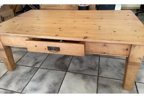 Salontafel met lade van grenenhout - Salontafel-1