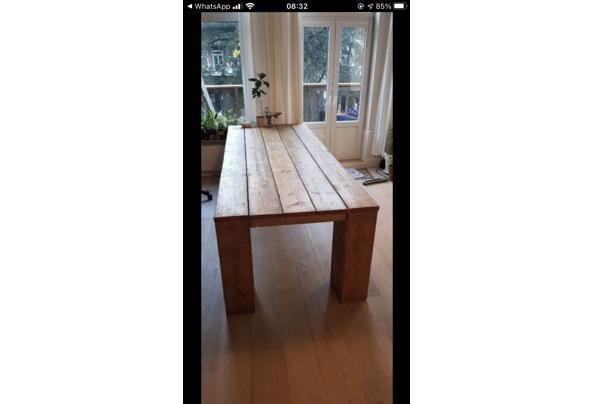 Mooie grote tafel van steigerhout! 2.5x1m - 5412ED15-D146-4802-BB1D-86D1FBEAD009