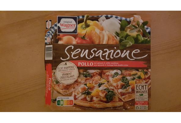 Wagner pizza pollo met roomkaas en spinazie - 20210831_205053