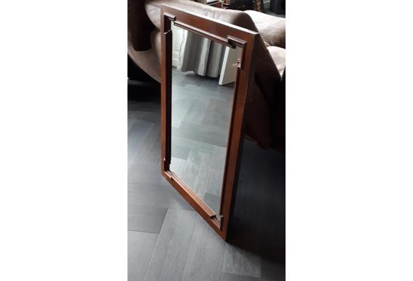 Spiegel met houten lijst - spiegel-hout