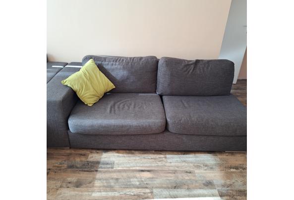 Grote lounge bank met chaise longe - 17552457149197134900695176885320