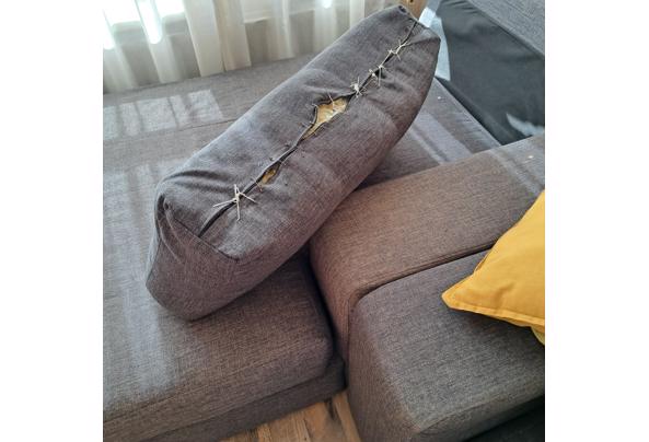 Grote lounge bank met chaise longe - 17552457487137232887049040952134