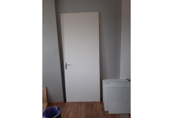 Opdekdeur wit 93 cm * 231,5 cm - Opdekdeur-93
