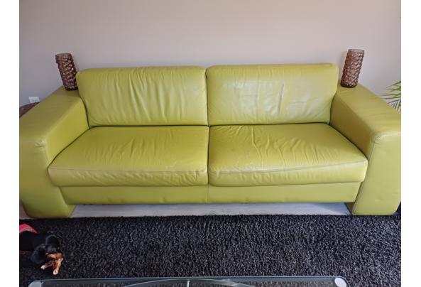 Leren bank limegroen - 20251210_100042