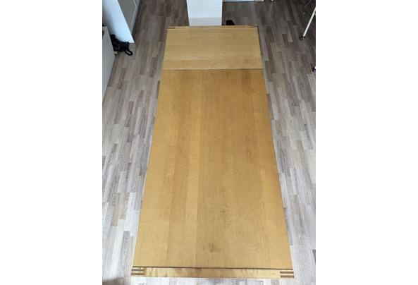Leuke massief eikenhouten uittrek eettafel - IMG_0672