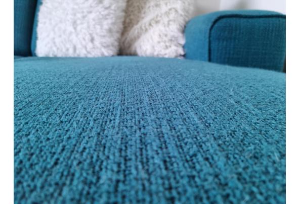 Groot turquoise stoffen bankstel, u-vorm - thumbnail_20220505_201921