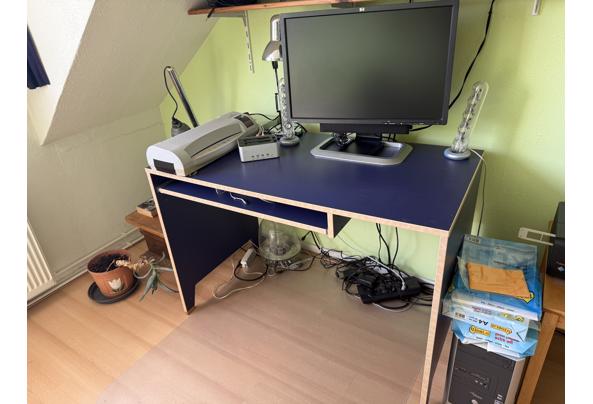 bureau in goede staat, blauw - IMG_5058