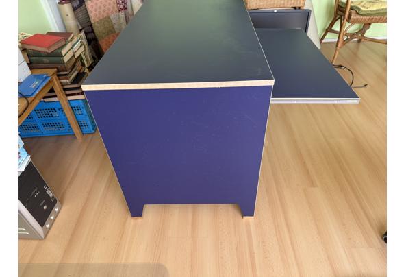 bureau in goede staat, blauw - IMG_5060