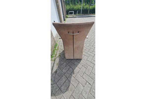 6 nubuck eetkamerstoelen  - 20250807_144935