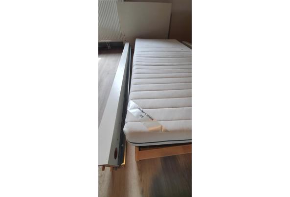 Ikea bed (wit) + lattebodem + mattras 90x200 - 20210515_145306
