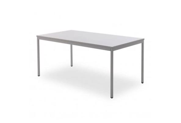 4 metalen grijze tafels - Kantine-tafel