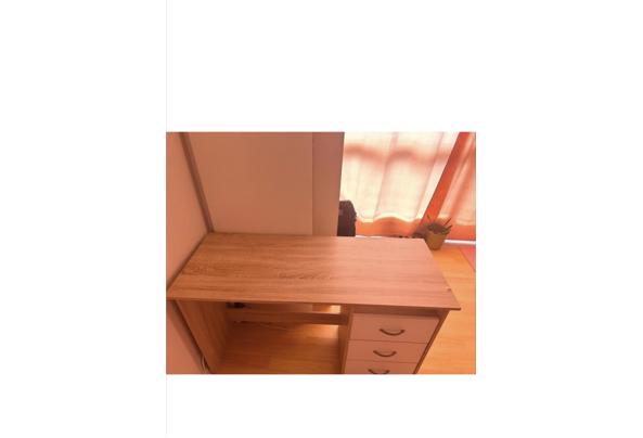 Bureautafel Hout/wit  - IMG_0230