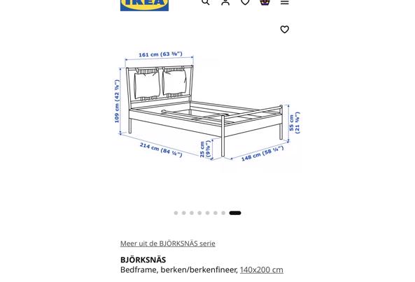 IKEA bed 140 x200 - IMG_0886