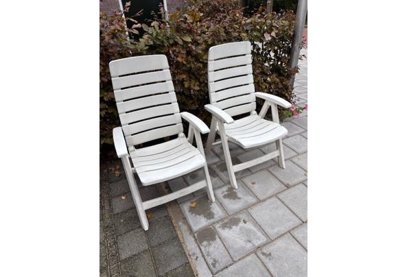 2x Hartman tuinstoelen, wit - Tuinstoelen2