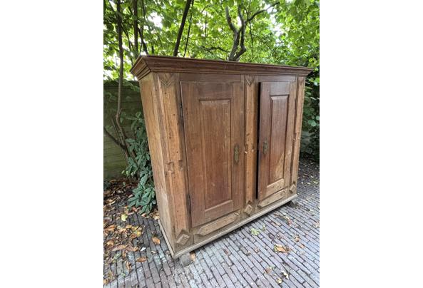 Antieke houten bruine kast  - IMG_7273