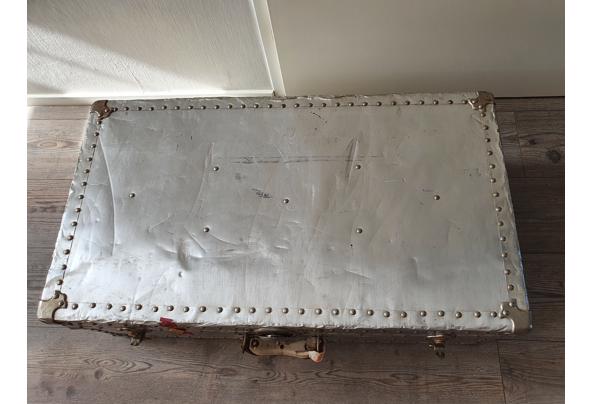 vintage aluminium koffer - koffer-van-boven