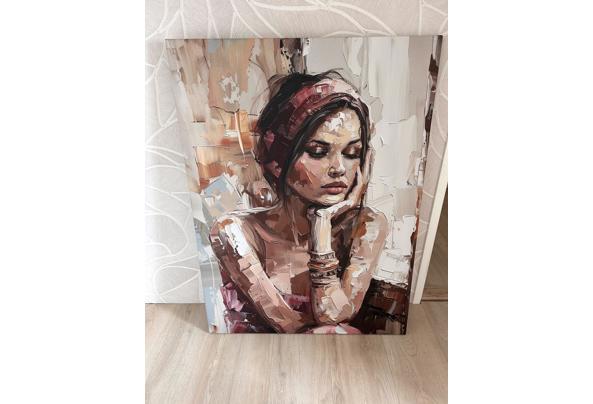 Schilderij vrouw 90x120 cm - IMG_5674