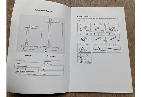 Standaarrd/Frame voor Red Light Therapy lamp - 005