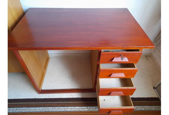 Vintage eiken bureau jaren 60/70 - 20250728_112452