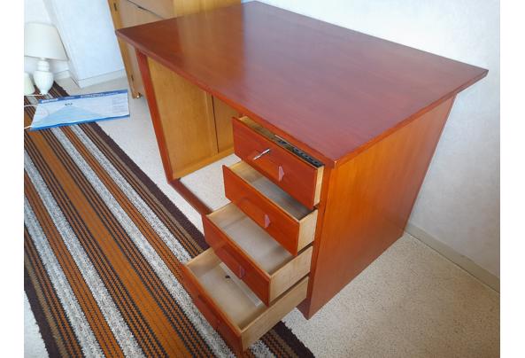 Vintage eiken bureau jaren 60/70 - 20250728_112500