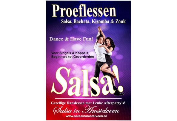 Salsa, Bachata en Kizomba Proeflessen in Amstelveen - Proef2025