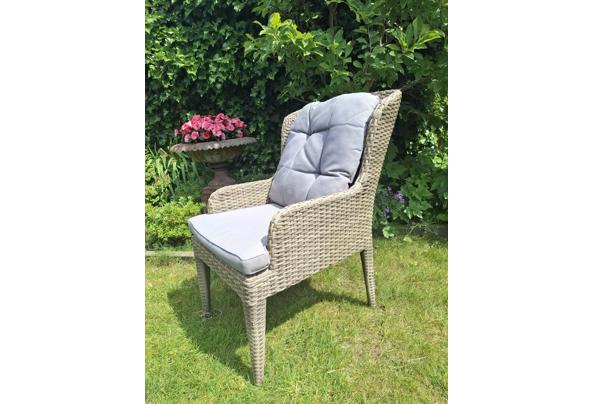 4 tuinstoelen met kussens - tuinstoel-x-4
